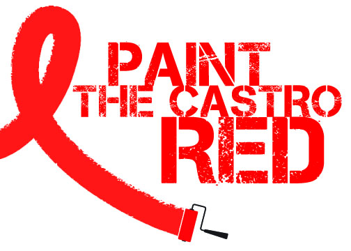 Paint The Castro Red-World AIDS Day